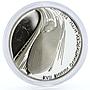 Bulgaria 100 leva Lillehammer Winter Olympic Games Bobsleigh silver coin 1993