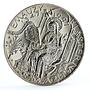 Czech Republic 200 korun Slovanech - Emauzy Cathedral Church silver coin 1997