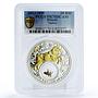 Belarus 20 rubles Zodiac Singns series Taurus PR70 PCGS silver coin 2013