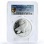 Ukraine 10 hryven White-tailed Eagle Bird Fauna PR70 PCGS silver coin 2019