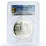 Kyrgyzstan 10 som Aitmatov Farewell Gulsary Horse PR70 PCGS silver coin 2009