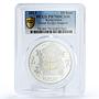 Kyrgyzstan 10 som Great Kyrgyz Kaganate PR70 PCGS silver coin 2013