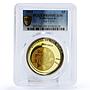 Mariana Islands 5 $ Mysteries of World Crop Circles PR69 PCGS silver coin 2005