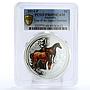 Australia 1 $ Year of Horse Lunar Calendar Series II PR69 PCGS silver coin 2014