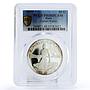 Haiti 50 gourdes Human Rights PR68 PCGS silver coin 1977