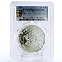 Peru 1 sol Football World Cup in Germany Players PR68 PCGS silver coin 2004