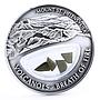Fiji 10 dollars Volcanoes Breath of Fire St. Helens silver coin 2013
