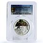 Niue 1 dollar Endangered Nature Fire Salamander  PR70 PCGS silver coin 2015