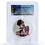 Niue 2 dollars Yu-Gi-Oh! Seto Kaiba PR69 PCGS color silver coin 2016