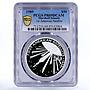 Marshall Islands 50 $ First American Satellite Space Series PR69 PCGS 1989