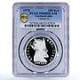 Czechoslovakia 100 korun 600 Years Death King Charles IV PR68 PCGS silver 1978