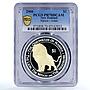 New Zealand 1 $ Disney Chronicles Narnia Lion Aslan PR70 PCGS silver coin 2006