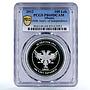 Albania 100 leke 100th Anniversary of Independence PR69 PCGS silver coin 2012