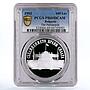 Bulgaria 100 leva National Parliament Building PR69 PCGS silver coin 1993