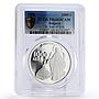 Bulgaria 1000 leva St John of Rila Monastery PR68 PCGS silver coin 1996