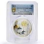 Niue 1 dollar Raifa Monastery Church Cathedral PR70 PCGS silver coin 2014