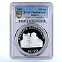 Bulgaria 10 leva Church of Pantokrator in Nessebar PR68 PCGS silver coin 2000