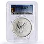 Australia 1 dollar Lunar Series I Year of Rooster MS70 PCGS silver coin 2005