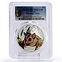 Tuvalu 1 dollar Deadly and Dangerous Mahogany Glider PR70 PCGS silver coin 2015