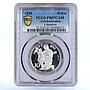 Czechoslovakia 10 korun Liberation from Fascism PR67 PCGS silver coin 1955