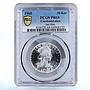 Czechoslovakia 10 korun Revolutionary Jan Hus PR68 PCGS silver coin 1965