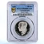Czechoslovakia 100 korun Birthday of Karel Capek PR68 PCGS silver coin 1990