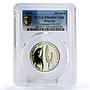 Bulgaria 50 leva Jubilee of National Gymnastics Sports PR69 PCGS CuNi coin 1994