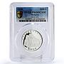 Bulgaria 5000 leva Association with European Union PR68 PCGS silver coin 1998