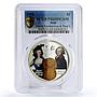 Niue 1 dollar Russian Emperor Maria Feodorovna Paul I PR69 PCGS silver coin 2014