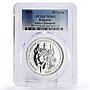 Bulgaria 20 leva Centennial of Sofia Capital City MS65 PCGS silver coin 1979