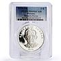 Panama 5 balboas President Belisario Porras PR69 PCGS silver coin 1979
