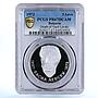 Bulgaria 5 leva Death of Revolutionary Vasil Levski PR67 PCGS silver coin 1973