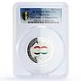 Tajikistan 500 somoni 30th Anniversary of Independece PR70 PCGS silver coin 2021