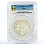 Belarus 20 rubles 75 Years of Liberation WWII Bird PR70 PCGS silver coin 2019