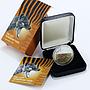 Niue 5 dollars Endangered Wildlife Tasmanian Tiger hologram silver coin 2011