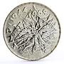 Czechoslovakia 25 korun 25th Anniversary of Slovak Uprising silver coin 1969