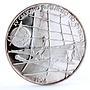 Bulgaria 500 leva Football World Cup in the USA Goalkeeper silver coin 1994