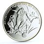 Bulgaria 1000 leva Football World Cup in France Players proof silver coin 1997