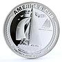 Samoa 25 dollars Americas Yachting Cup Sailboat Sports proof silver coin 1988