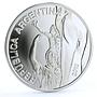 Argentina 5 pesos Football World Cup in South Africa Players silver coin 2010