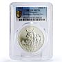 Hungary 3000 forint Hortobagyi National Park Cattle MS70 PCGS silver coin 2002