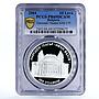 Bulgaria 10 leva Ivan Vazov National Theatre PR69 PCGS silver coin 2004