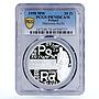 Poland 20 zlotych Discovering of Polonium and Radium PR70 PCGS silver coin 1998