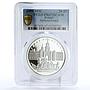 Poland 20 zlotych Polish Castle Podlaski Architecture PR67 PCGS silver coin 1999