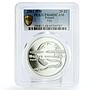 Poland 20 zlotych Endangered Wildlife Eel Snake Fauna PR68 PCGS silver coin 2003