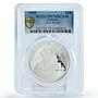 Jamaica 10 dollars The New World Columbus Ship PR70 PCGS silver coin 1989