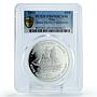 Niue 10 dollars South Pacific Exploration Ship Boat PR69 PCGS silver coin 2001