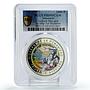 Saharawi 1000 pesetas 1st Map For Seafarers Mercator PR69 PCGS CuNi coin 1997