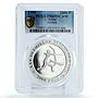 Spain 2000 pesetas Barcelona Olympic Games Archery PR69 PCGS silver coin 1990