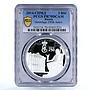 Russia 3 rubles Hermitage Museum Statue of Jupiter PR70 PCGS silver coin 2014
